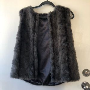 Topshop Faux Fur Vest